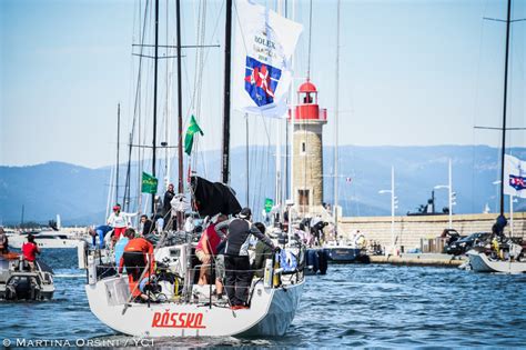 The Rolex Giraglia 2018 has started with 80 boats on the start line